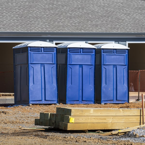 what is the maximum capacity for a single portable restroom in Doney Park AZ